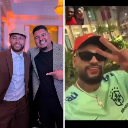 Sósia é confundido com Neymar por TV americana e causa alvoroço nas ruas de Doha