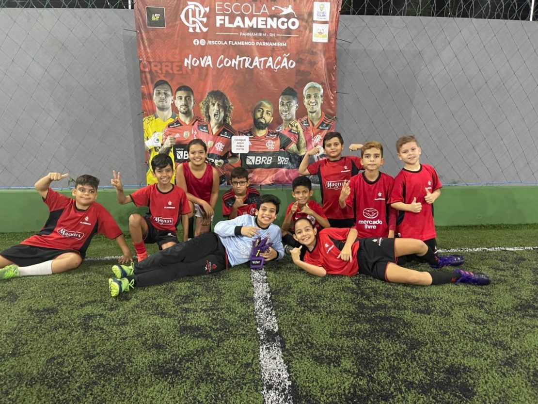 Flamengo abre oportunidades para alunos de escolinha na Grande Natal