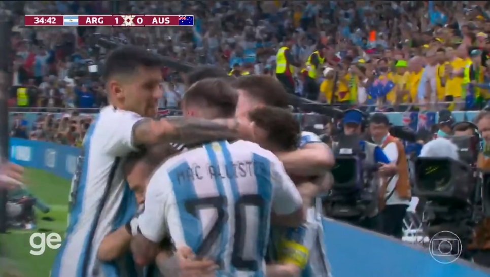 VÍDEO: Em jogo de marcas históricas para Messi, Argentina vence Austrália e enfrenta Holanda nas quartas