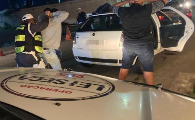 Quatro pessoas são presas durante Operação Lei Seca em Natal