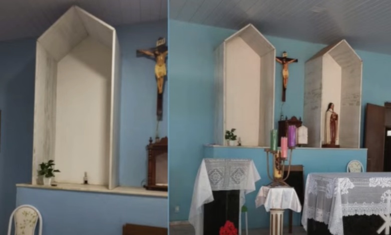 Imagem de Nossa Senhora do Rosário é furtada de igreja no RN