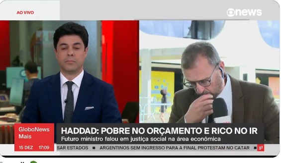 VÍDEO: Comentarista da GloboNews engole mosquito durante transmissão ao vivo; assista