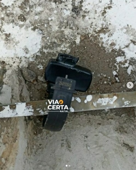 Tornozeleira é encontrada em poste na Zona Oeste de Natal