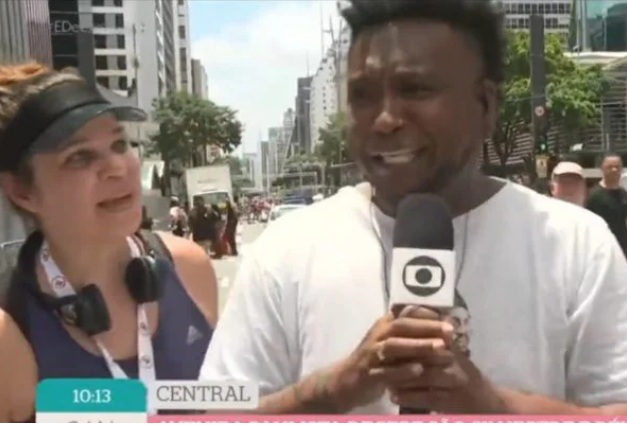 VÍDEO:  Repórter do “É de Casa” não reconhece atriz da Globo e dá um fora nela ao vivo