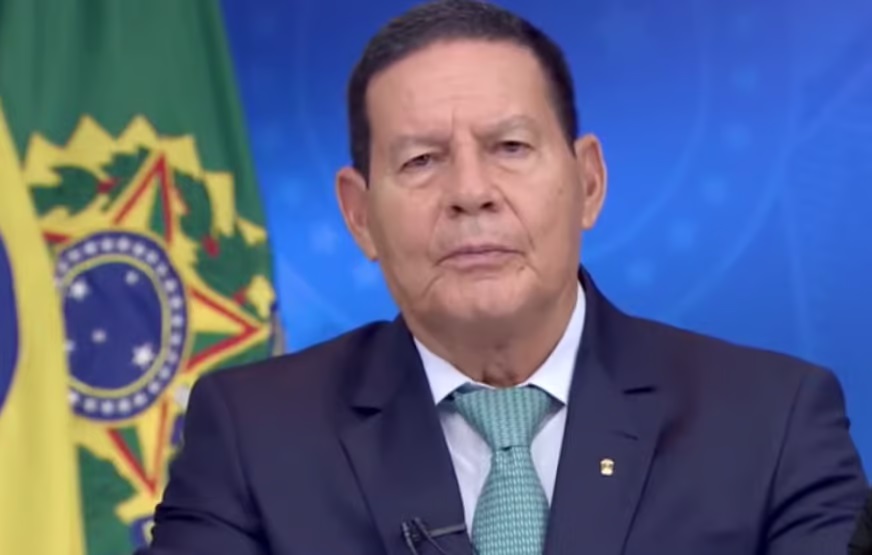 Em pronunciamento, Mourão diz que ‘silêncio’ de lideranças criou ‘clima de caos’