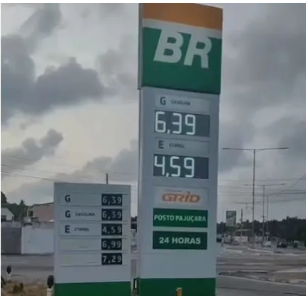 Gasolina é vendida a R$ 6,39 no RN; donos de postos atribuem ao aumento de ICMS e MP de Lula...