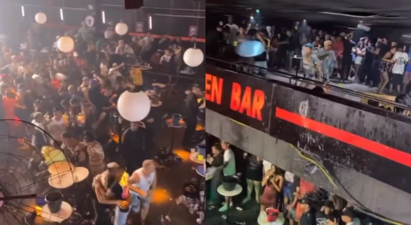 VÍDEO: Briga generalizada destrói casa de shows de Jaboatão e viraliza na internet