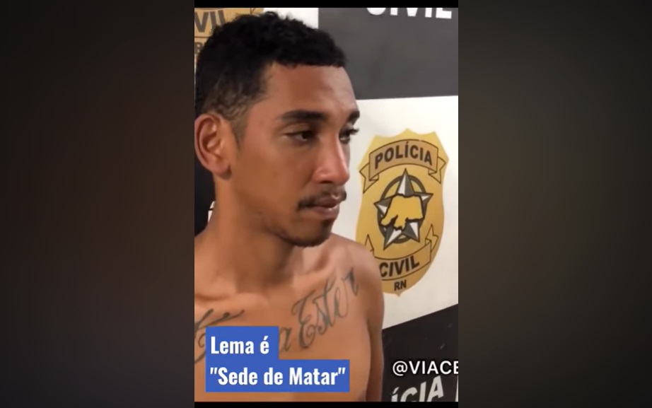VÍDEO: "Chefe do crime" é preso quando estava com a família em bar de Ponta Negra