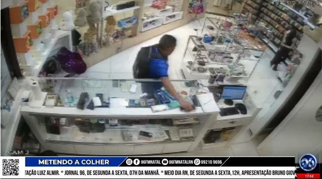 VÍDEO: Onda de furtos de celular em lojas de Natal deixa população revoltada; veja imagens