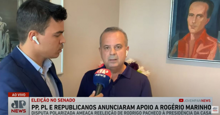 ‘Há movimento suprapartidário que nos apoia e que vai nos levar até a vitória’, diz Rogério Marinho