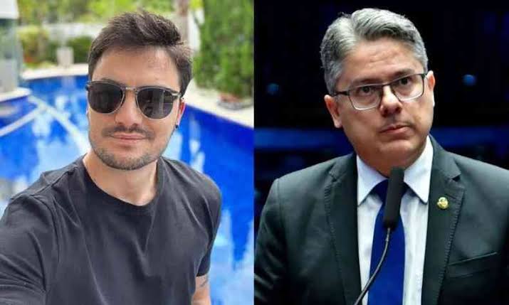 Felipe Neto pressiona senador para votar em Pacheco e leva invertida
