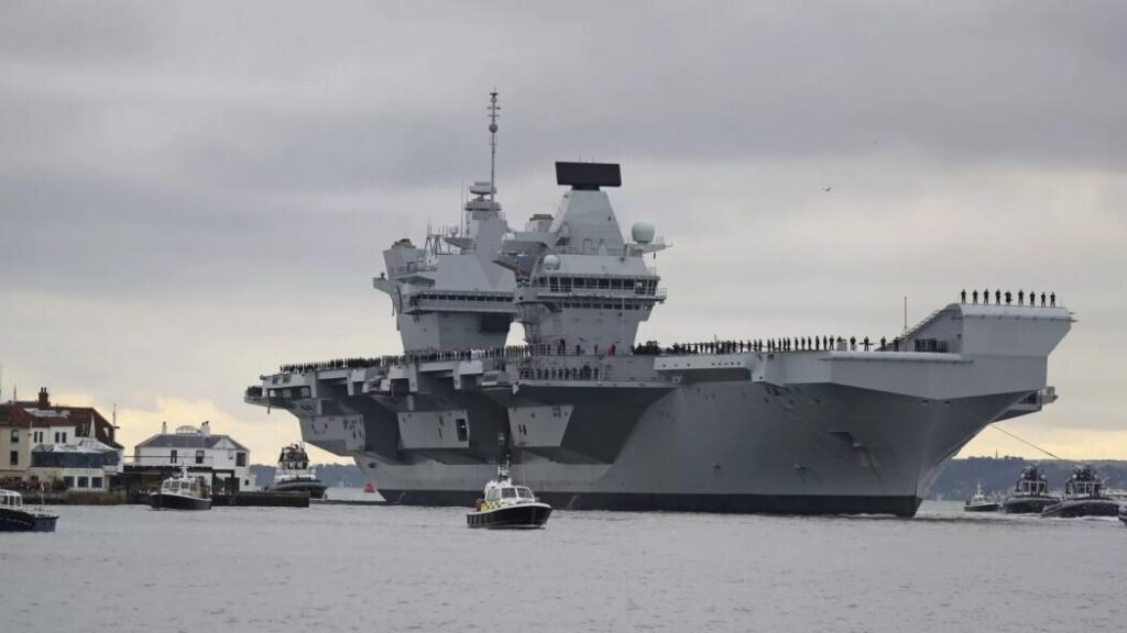 Já construído, o mais novo porta-aviões britânico não irá para o mar por causa de falha no projeto