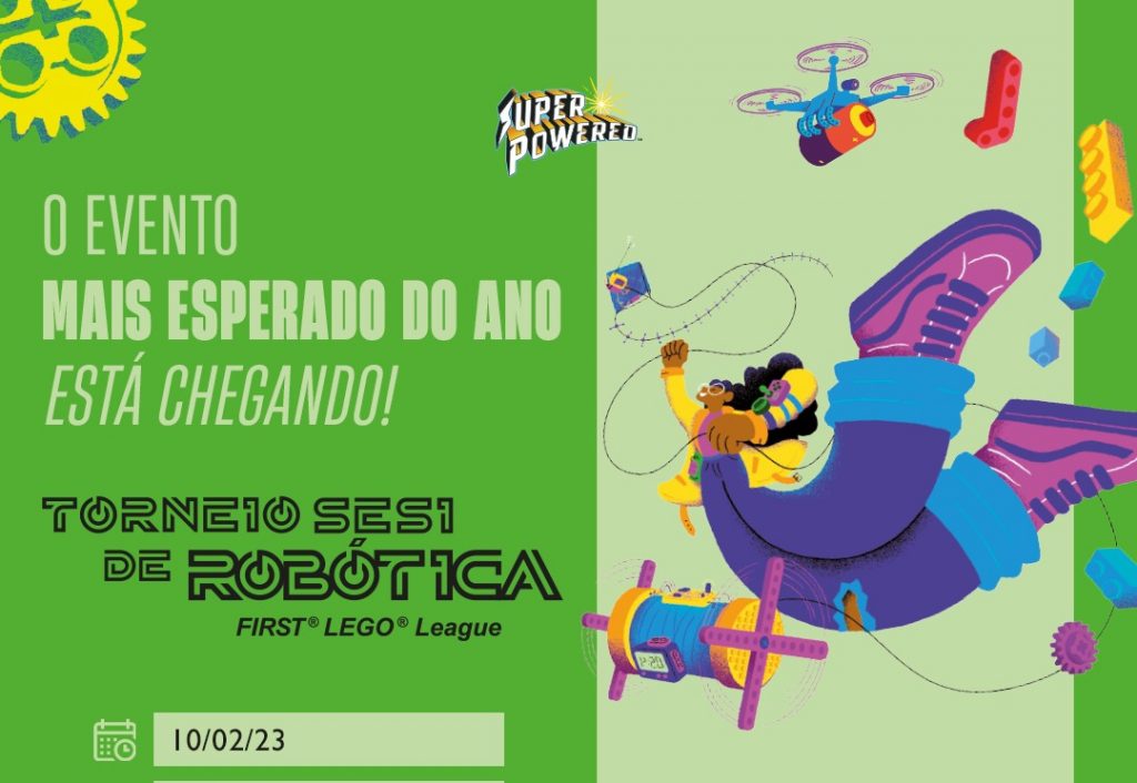 Etapa regional do Torneio SESI de Robótica acontece amanhã no SESI Clube Natal