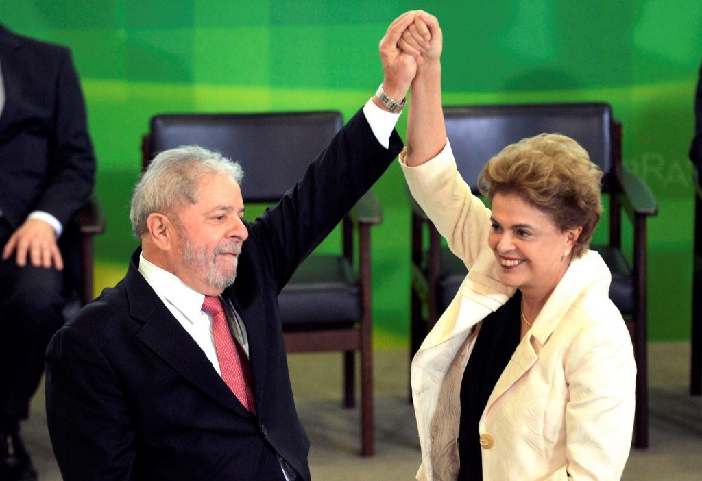 ‘Se depender de mim, Dilma será presidente do banco dos Brics’, diz Lula