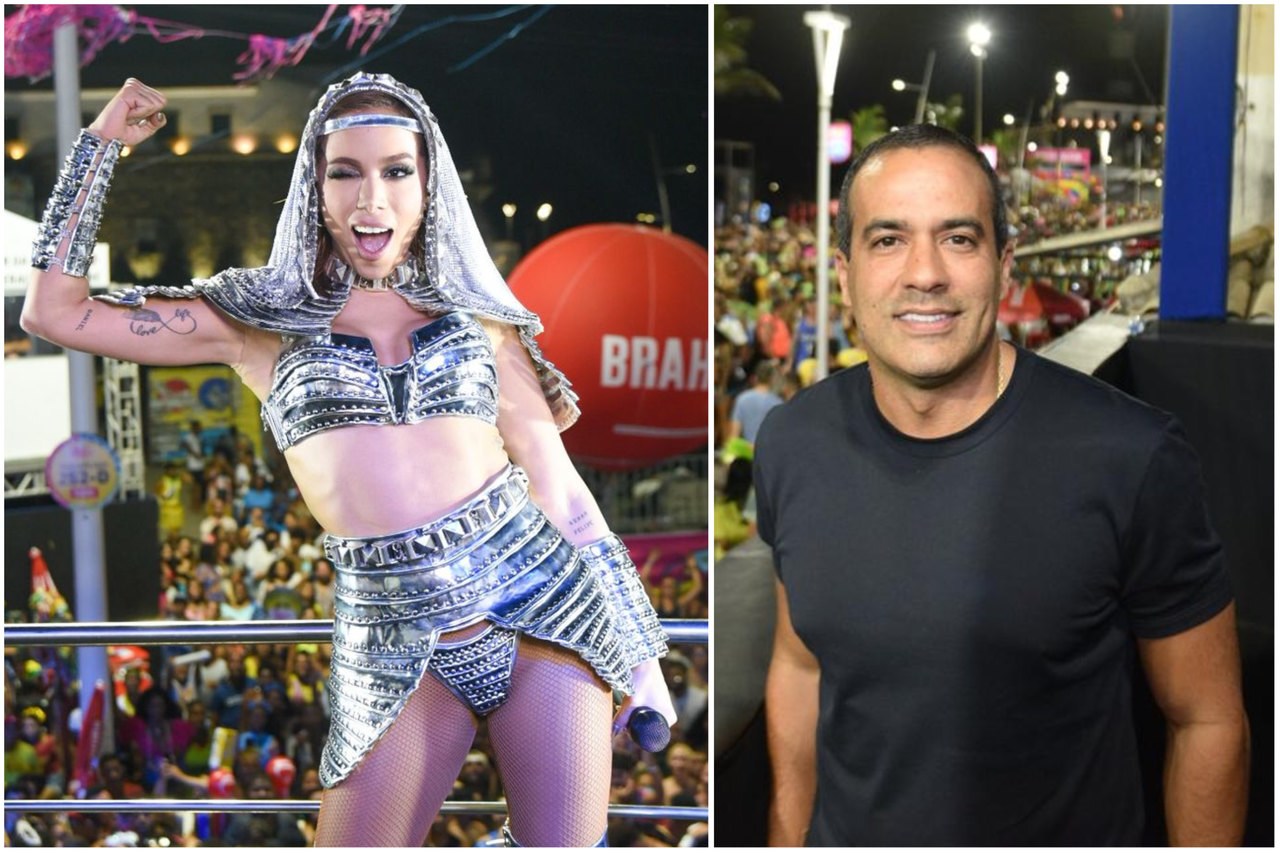 VÍDEO: em cima do trio, Anitta chama prefeito de 'delícia' e ele marca a esposa; ASSISTA