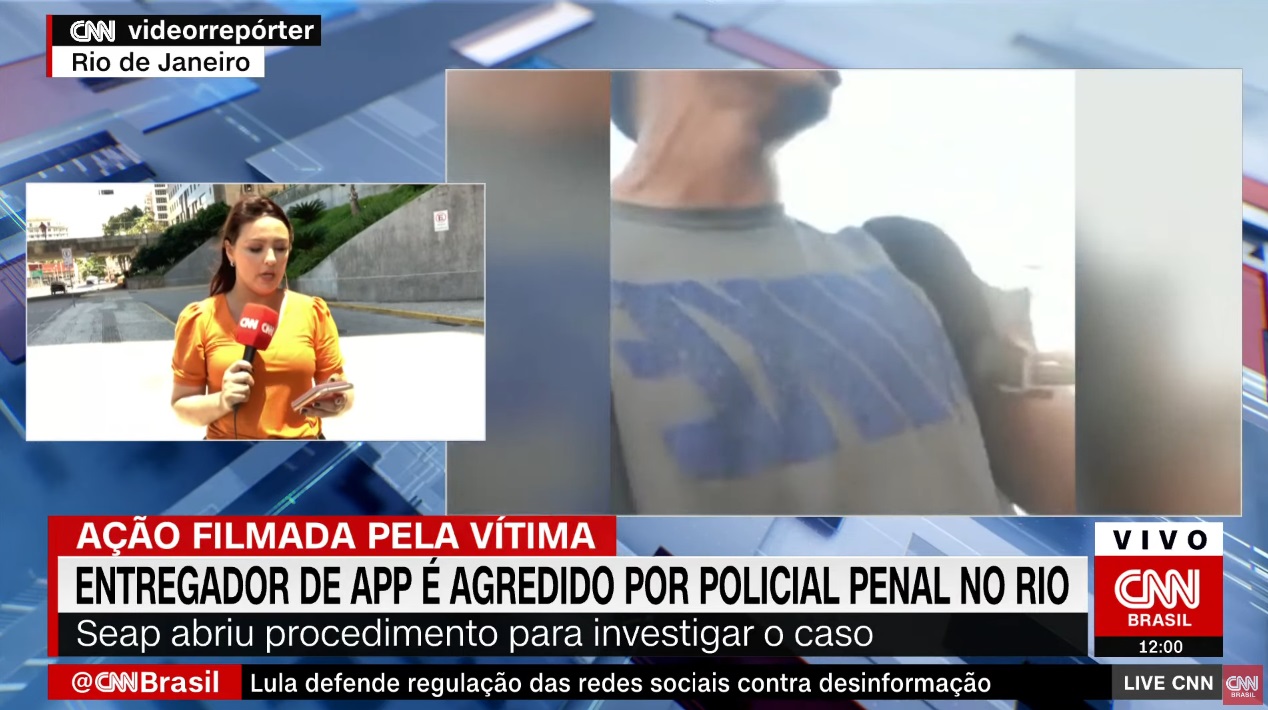 VÍDEO: Entregador do iFood leva tapa no rosto de cliente no Rio de Janeiro