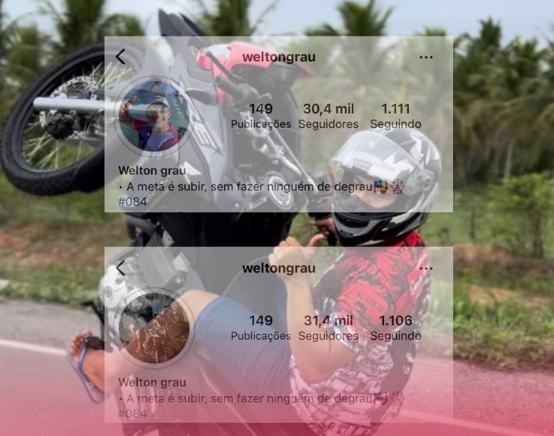 "Famosinho da internet" do RN acusado de espancar ex-companheira ganhou 1 mil seguidores após polêmica