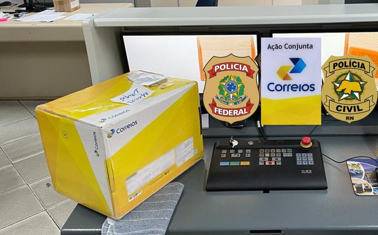 Ação conjunta da PF, Polícia Civil e Correios resulta na apreensão de maconha em Natal