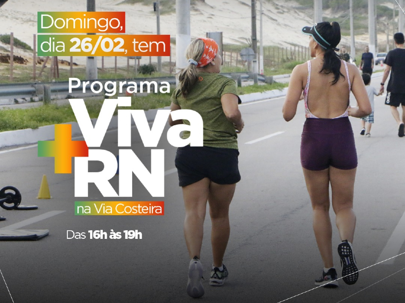 Viva+RN Via Costeira acontece neste domingo (26); confira