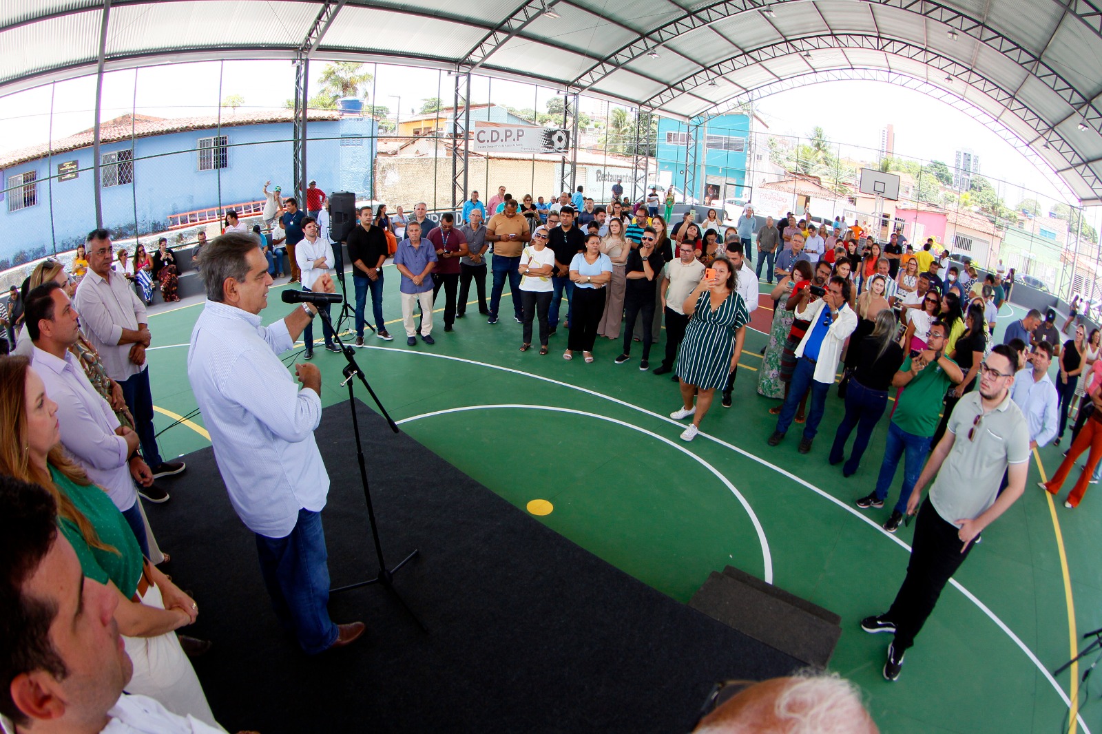 Passo da Pátria ganha quadra poliesportiva coberta e novos equipamentos de lazer