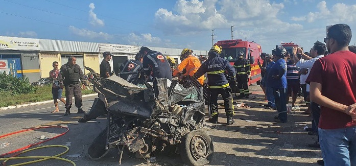 Acidente na BR 304 no RN deixa mulher gravemente ferida