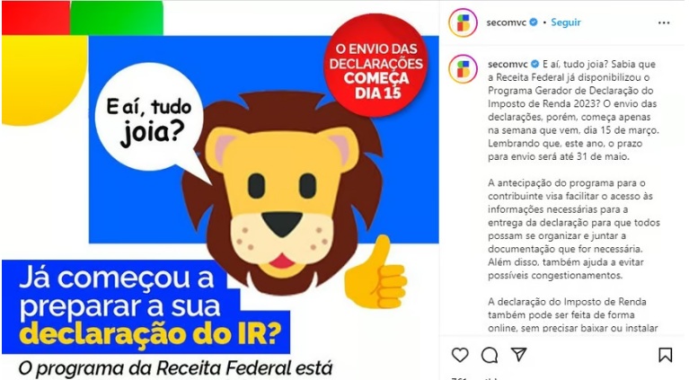"E aí, tudo joia?": Campanha do Planalto para a declaração do Imposto de Renda ironiza caso das joias de Bolsonaro
