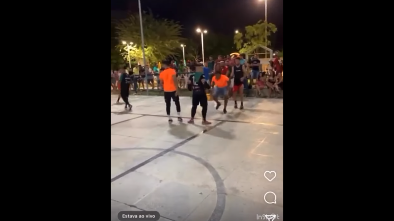 [VÍDEO] FUTSAL E TIRO: Live de pelada termina com tiroteio registrado ao vivo em Mossoró