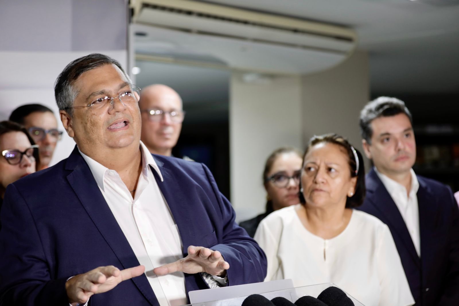 Flávio Dino chega ao RN e anuncia investimentos do Governo Federal na segurança