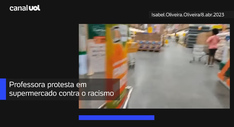 Mulher negra diz ter sofrido racismo e fica de calcinha e sutiã em mercado