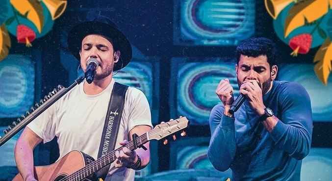 Show de Israel e Rodolffo em festival é interrompido por tiros