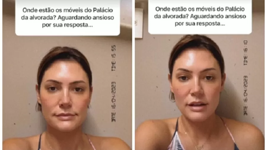 Michelle diz que móveis tirados do Alvorada eram seus e cutuca Lula e Janja