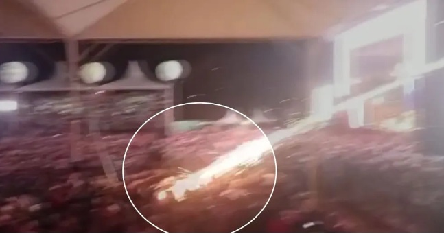 VÍDEO: Mulher fica ferida após ser atingida por fogos de artifício em show de Gustavo Mioto