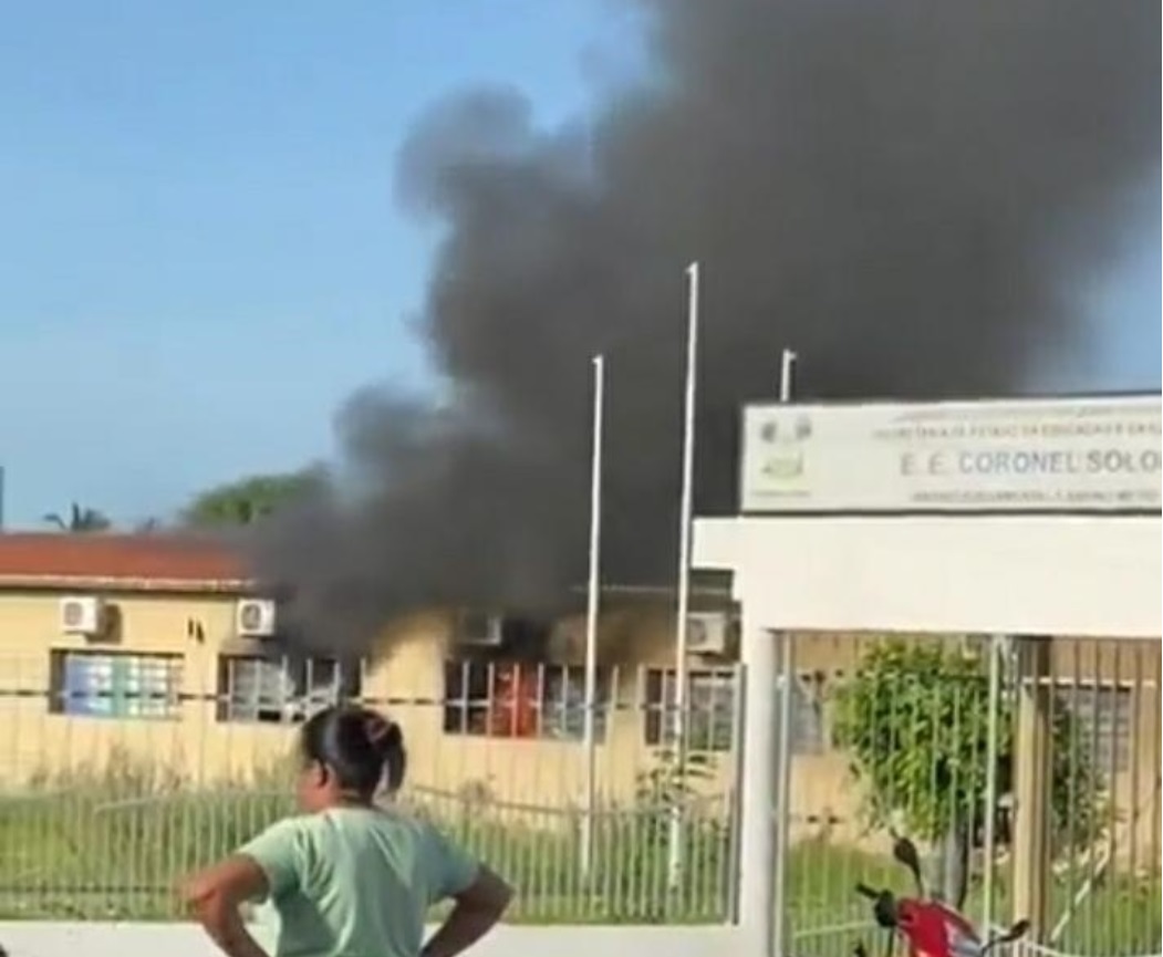 Incêndio atinge escola estadual no interior do RN