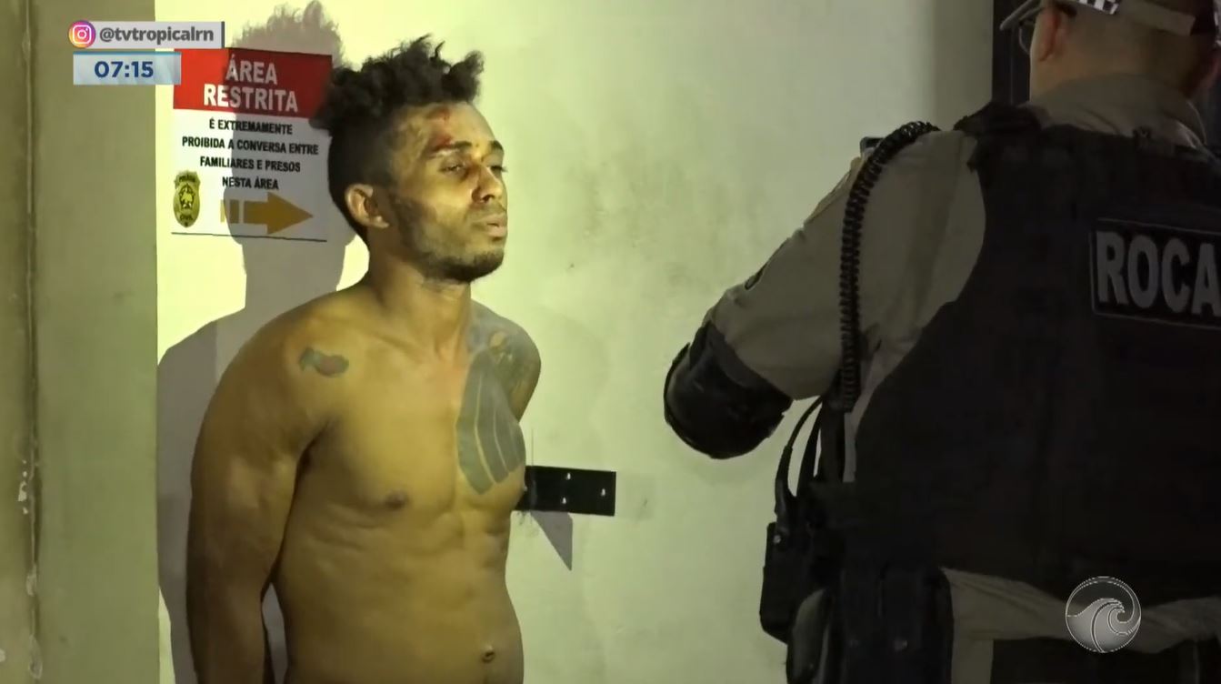 Homem tenta fugir de abordagem da PM e dá nomes falsos ao ser detido em Natal