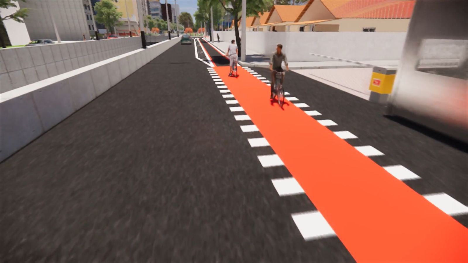 Ciclistas terão espaço respeitado em “trincheira” da av. Alexandrino de Alencar