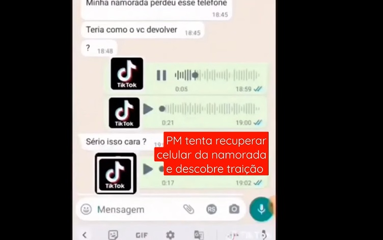 VÍDEO: Policial tenta recuperar celular da namorada e descobre caso dela com frentista em Natal