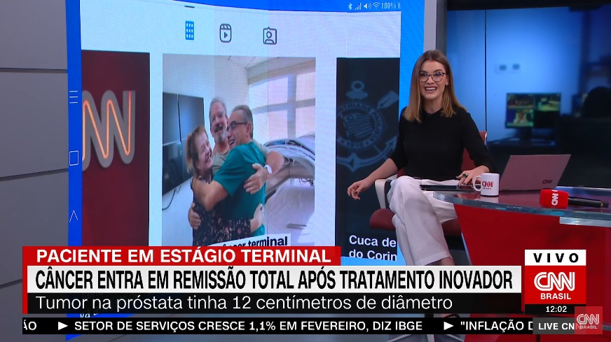 Paciente com câncer terminal tem remissão total da doença após tratamento desenvolvido por brasileiro