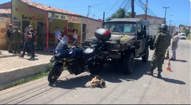 Coronel da PM morre ao ser atropelado por viatura da Marinha em Natal
