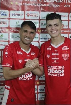 Jogador do Potiguar se aposenta depois de jogar com o filho e quer virar treinador