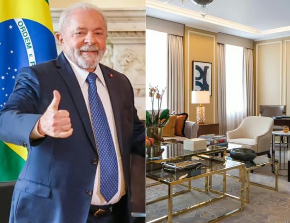 Hospedagem de Lula e equipe em hotel de luxo em Londres custou R$ 1,3 milhão