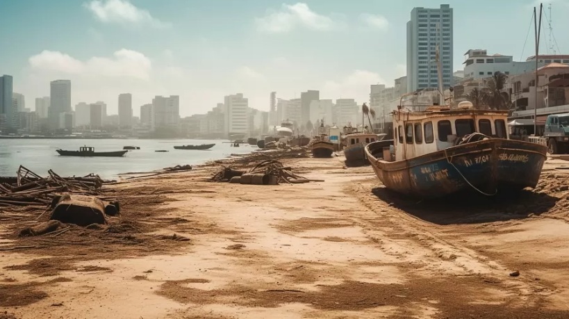 Mar em fúria e calor de 50º: ChatGPT 'prevê fim do mundo' no Brasil