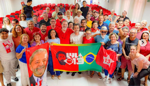 Condenado no mensalão, ex-tesoureiro do PT se reúne com deputados no RN e lança livro; veja imagens