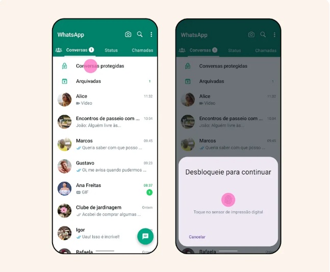 WhatsApp ganha recurso para proteger conversas; saiba usar