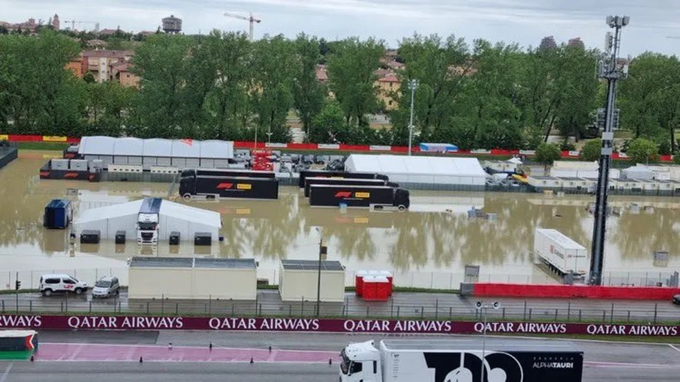 GP da Emilia-Romagna de F1 é cancelado devido às chuvas