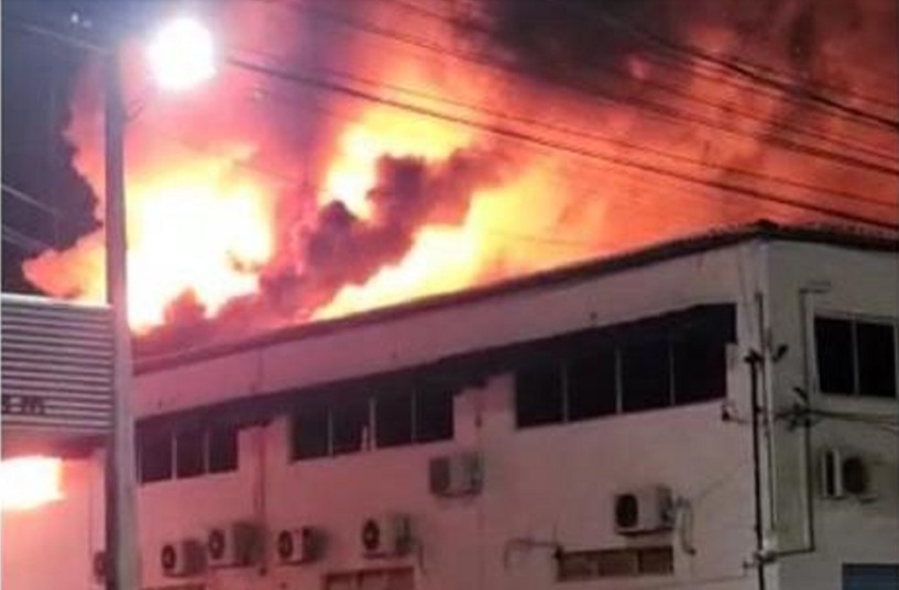 VÍDEO: Incêndio de grandes proporções destrói prédio da prefeitura de São Gonçalo do Amarante