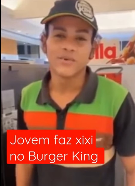 VÍDEO: Funcionário do Burger King faz xixi nas calças após alegar que não pode ir ao banheiro