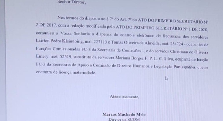 Servidor do Senado condenado pelo assassinato do índio Galdino Santos trabalha sem registrar a presença