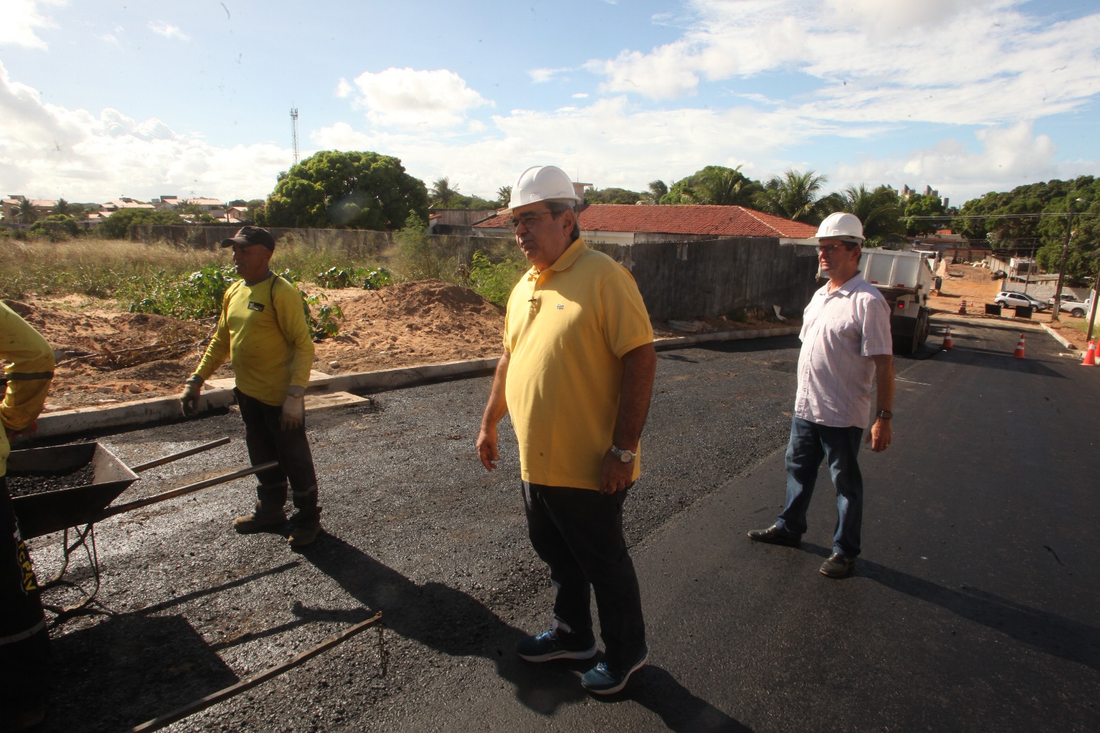 Obras de drenagem e pavimentação no San Vale chegam a 60% de execução