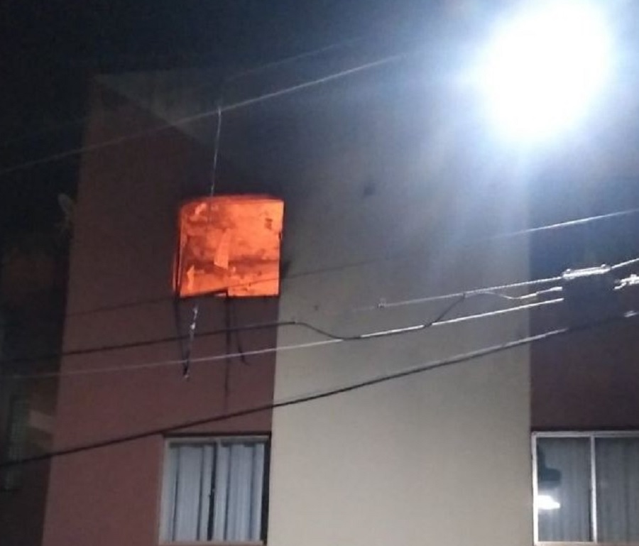 Apartamento pega fogo e uma pessoa fica ferida na Grande Natal
