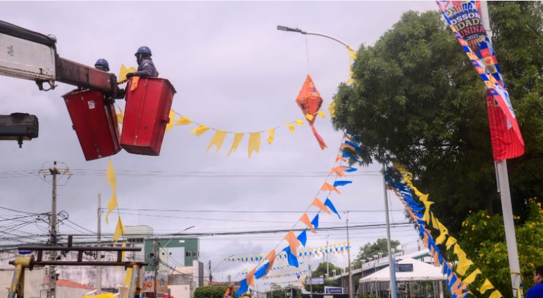 Decoração junina transforma ruas e avenidas de Mossoró para o São João mais cultural do mundo